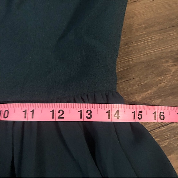 Dress the Population Corey Pine fit n flare cocktail midi dress sz M - Picture 12 of 16